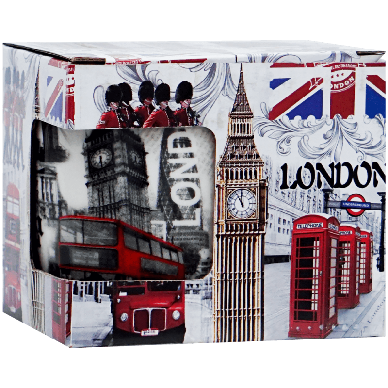 Cana ceramica London in cutie 400 ml